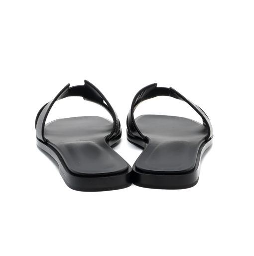 H-style flat Sandal for girls Womens - Black - Image 3