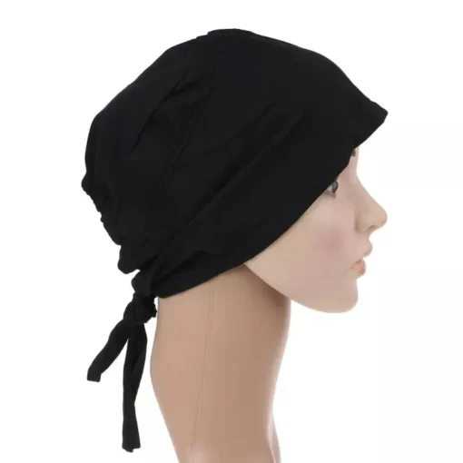 pack of 2 inner hijab cap Muslim Inner Hijab Cap / Muslim Women Plain Hat Islamic Inner Caps Head wear Under scarf Hijab - Image 5