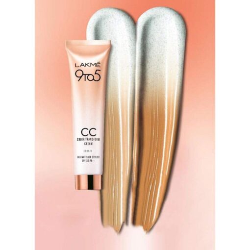 Lakme 9 to 5 CC Complexion Care Cream - 30g | Lightweight, Hydrating, SPF | For Normal, Combination & Sensitive Skin ( Imported From India )  - Image 9