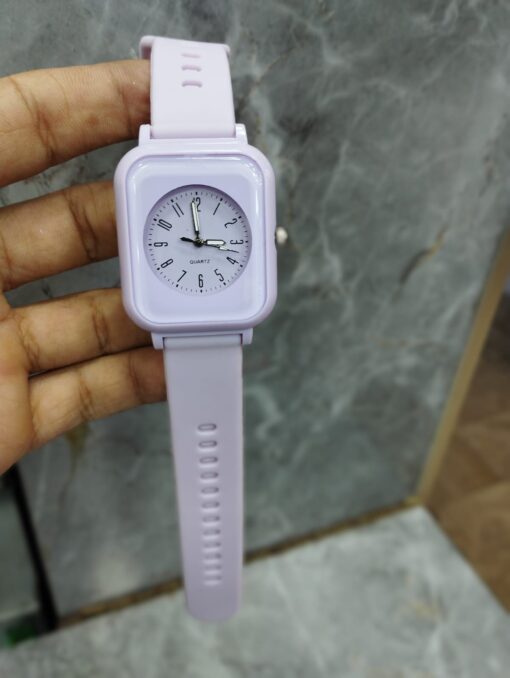 Curren Rubbar Belt Ladies Watch Model Square - Without Box - Image 8