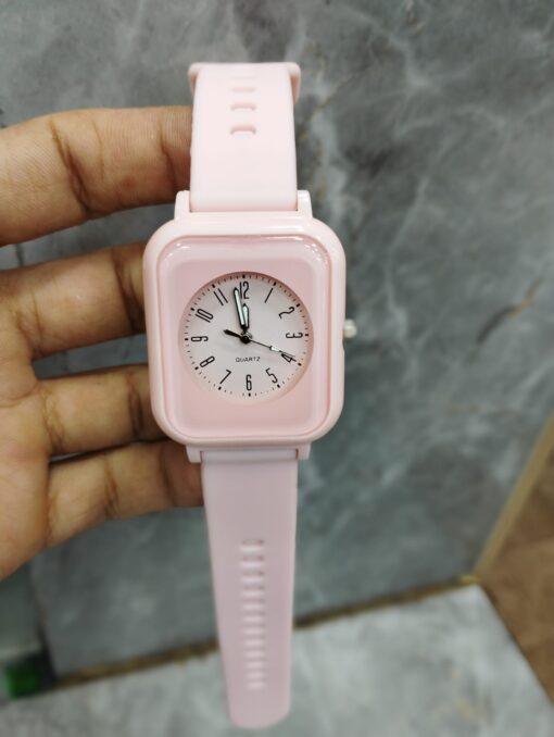 Curren Rubbar Belt Ladies Watch Model Square - Without Box - Image 11