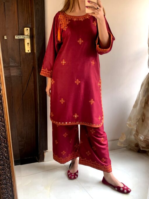 Balochi Embroidery  2pc Dress - Image 4