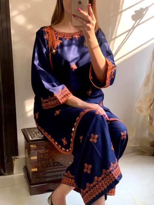 Balochi Embroidery  2pc Dress - Image 16