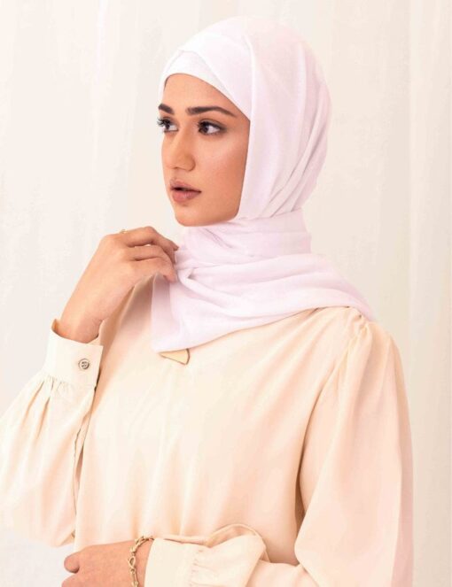 Fabulous quality chiffon scarves hijab  Plain for girls and womens - Image 6