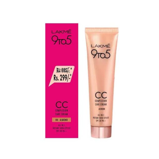Lakme 9 to 5 CC Complexion Care Cream - 30g | Lightweight, Hydrating, SPF | For Normal, Combination & Sensitive Skin ( Imported From India )  - Image 4