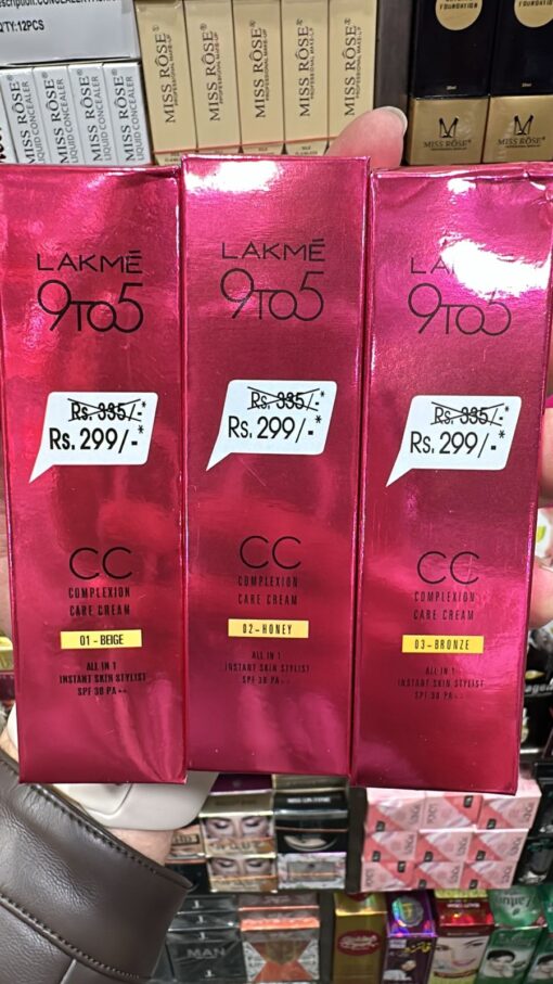 Lakme 9 to 5 CC Complexion Care Cream - 30g | Lightweight, Hydrating, SPF | For Normal, Combination & Sensitive Skin ( Imported From India )  - Image 8