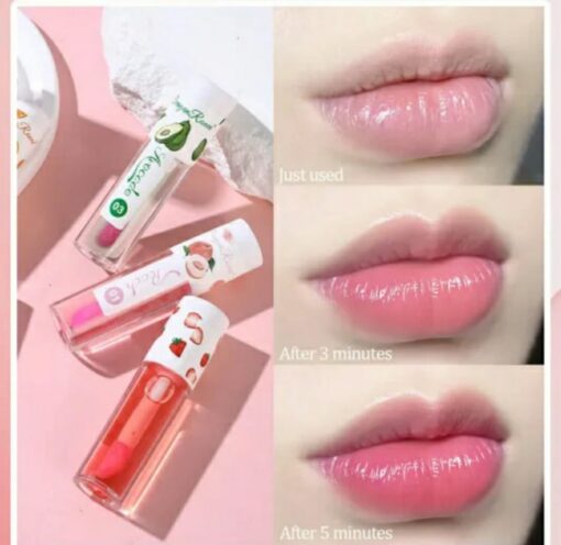 3 Pcs Dragon Ranee Natural Moisturizing & Long Lasting Lip Oil Lip Care Oil Natural Moisturizing & Nourishing Lip Balm Set - Image 5