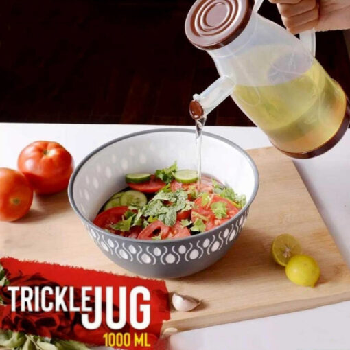 Trickle Jug For Oil 1000 ML ( 1 Litre ) Oil Dispencer / Juice Jug  (random color) - Image 4