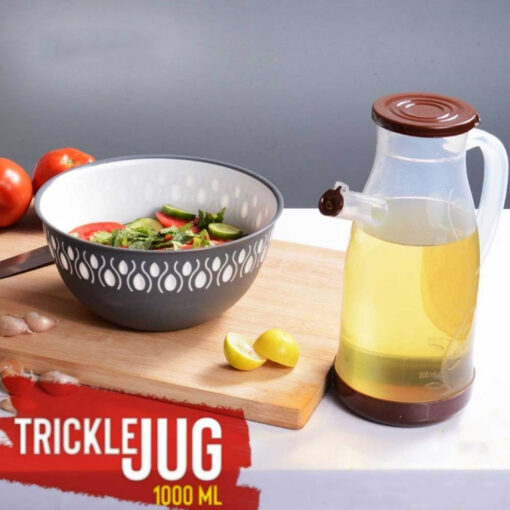 Trickle Jug For Oil 1000 ML ( 1 Litre ) Oil Dispencer / Juice Jug  (random color) - Image 3