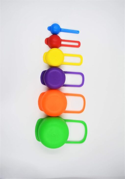 Multi Color Measuring Cup And Spoon Set - 6Pcs (random colors) - Image 7
