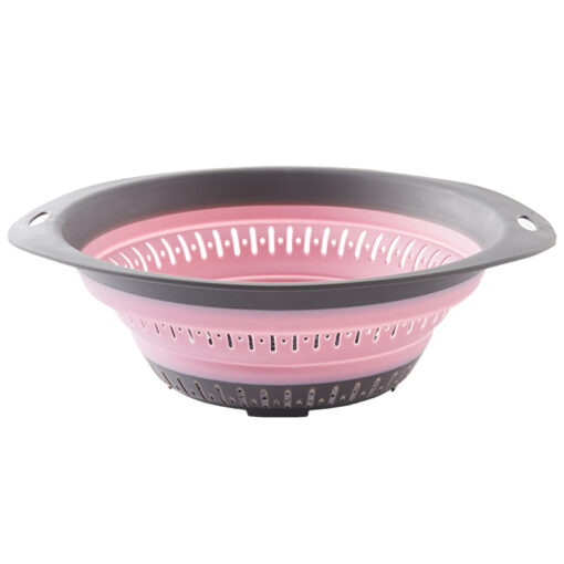 ( 1 Piece ) Plastic Kitchen Drain Basket Collapsible Fruit and Vegetable Baskets ( Random Color ) - Image 6