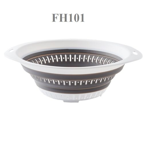 ( 1 Piece ) Plastic Kitchen Drain Basket Collapsible Fruit and Vegetable Baskets ( Random Color ) - Image 4