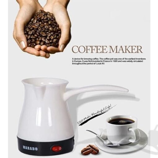 MARADO Coffee, tea Maker Electric Turkish Coffee kettle 500ml (Random Color) - Image 16