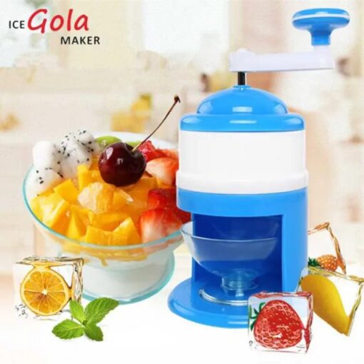 ICE GoLa Machine / Handle Diy Ice Crusher Manual Multifunction Portable Ice Slush Maker Home Snow Cone Smoothie Ice Block Making Machine Ice Shaver(random color) - Image 5