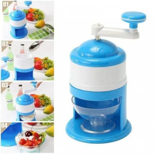 ICE GoLa Machine / Handle Diy Ice Crusher Manual Multifunction Portable Ice Slush Maker Home Snow Cone Smoothie Ice Block Making Machine Ice Shaver(random color) - Image 4