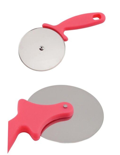 Pizza Cutter, Pizza r Big Size  Cooker Stainless Steel, Commercial Use, Kitchen Helper(random color) - Image 2