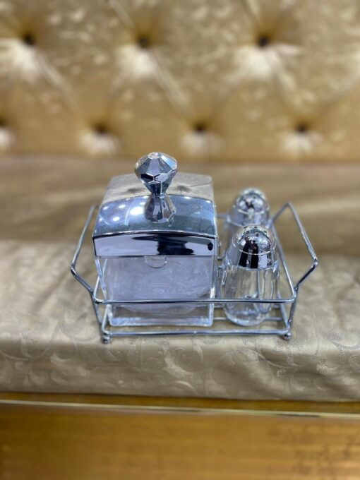 Sugar Pot and Pepper Cruet Set - Image 5