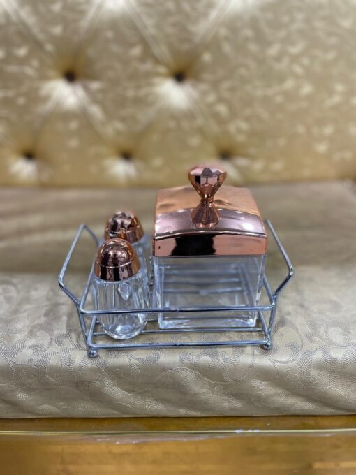 Sugar Pot and Pepper Cruet Set - Image 4
