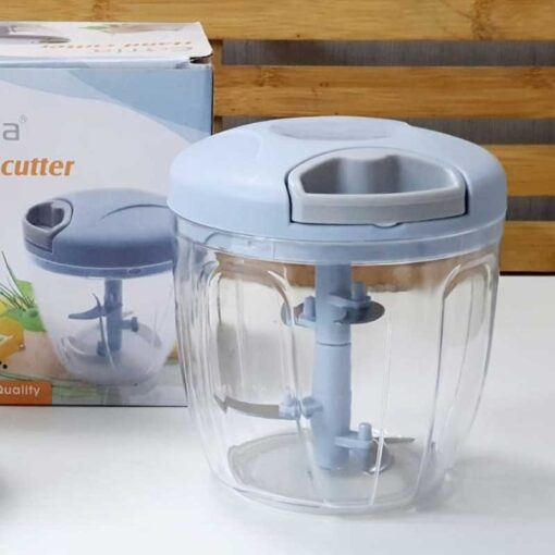 Hand Pulled Multipurpose Chopper & Cutter | Rope Pulled Chopper Multifunctional Meat Grinder, Vegetable Cutter (Random Color) - Image 8