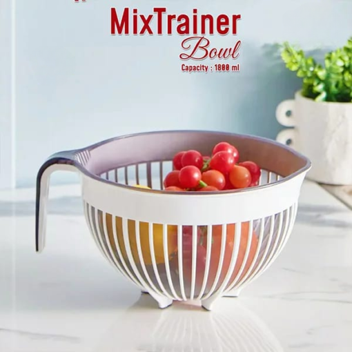 Mixing Bowl With Lid - Multi-Purpose Mixer Bowl Mixing Bowl for Hand Mixers (Random Color) - Image 4
