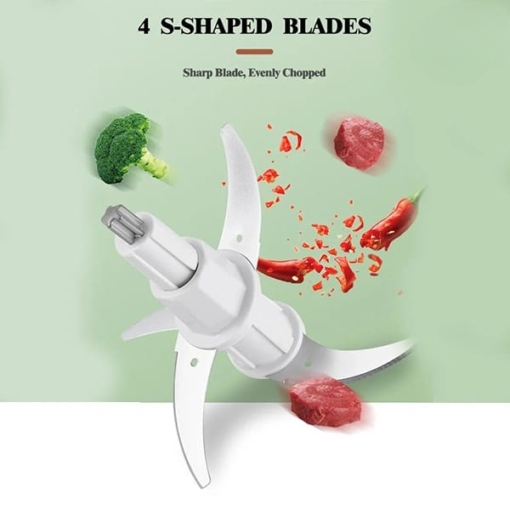 Electric Meat Chopper Machine 3-Liter Capacity 400 Watts motor Silver Chopper | Best Quality Chopper - Image 5