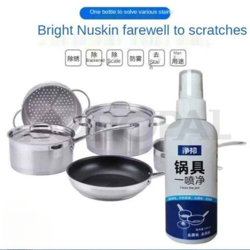 Pot Washing Artifact – Stainless Steel Derusting & Black Scale Cleaner for Kitchen