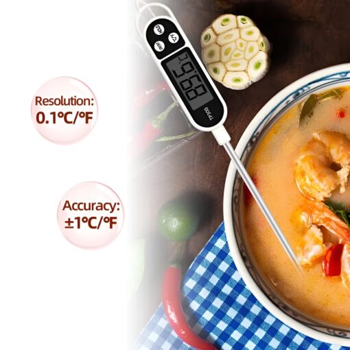 Food Thermometer TP300 Digital Kitchen Thermometer For Meat Water Milk Cooking Food - Image 4